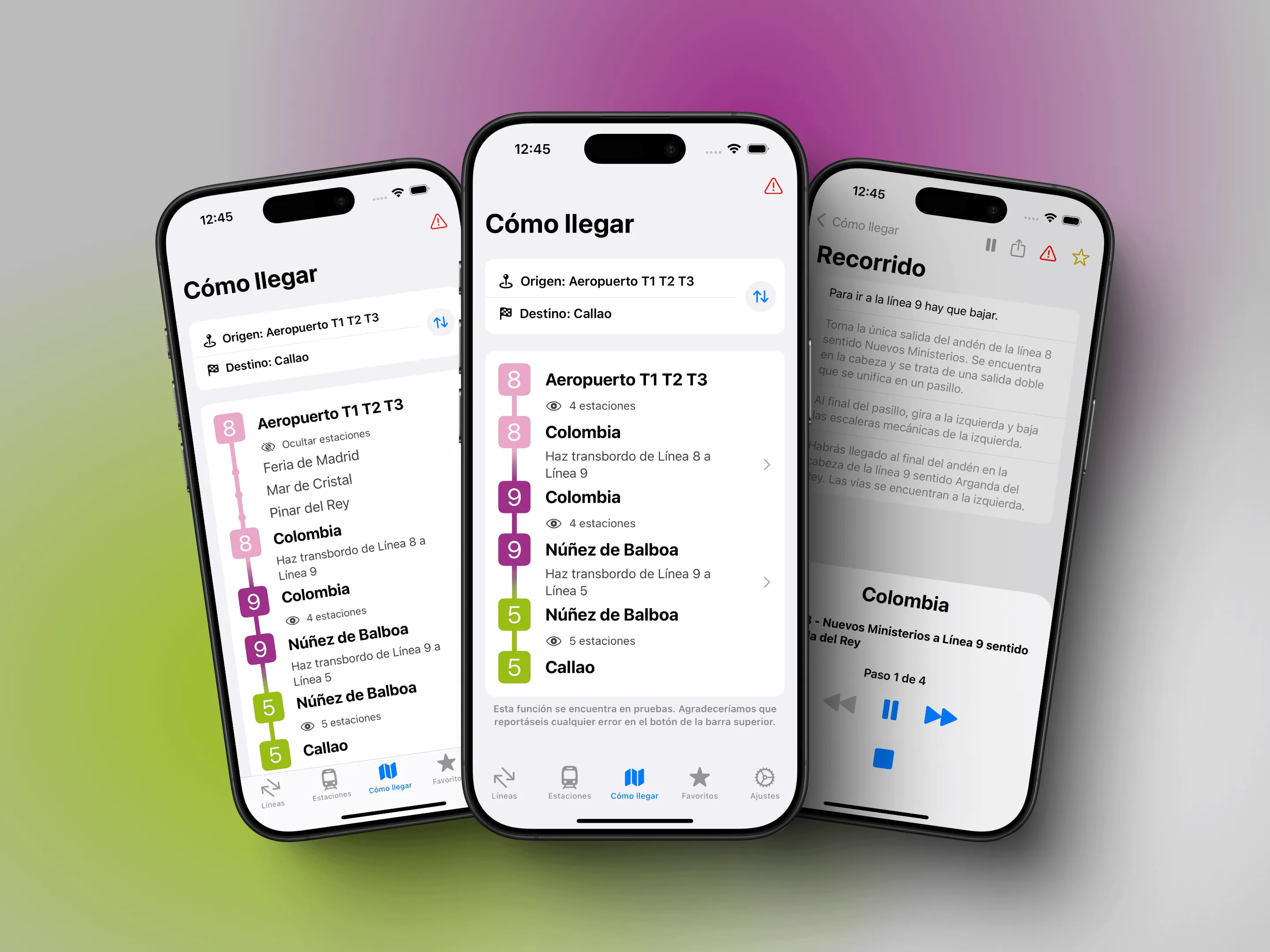 Banner de la App Metrociego Madrid